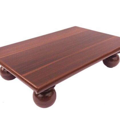 Puja Pooja Patra Chowki Bajot Wooden for Pooja Worship.