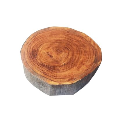 Braysons Barker's Live Edge Butcher Block Chopping Cutting Board 9-11 in, Wood, Beige